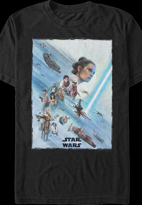 The Rise Of Skywalker Resistance Poster Star Wars T-Shirt
