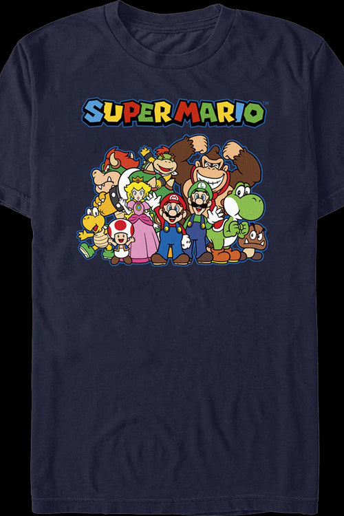 The Gang's All Here Super Mario Bros. T-Shirtmain product image