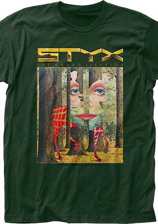 The Grand Illusion Album Cover Styx T-Shirt - main product image