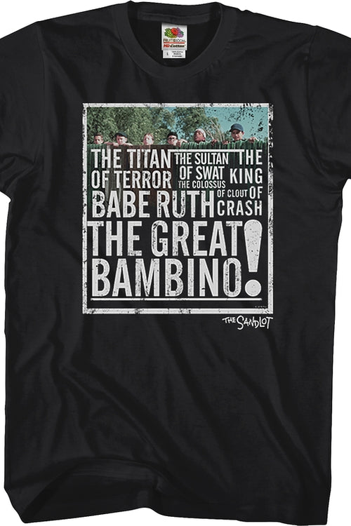 The Great Bambino Sandlot T-Shirtmain product image