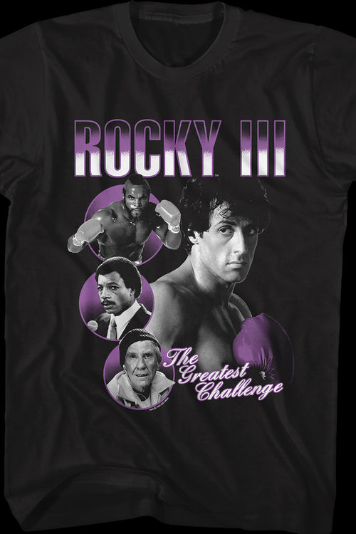 The Greatest Challenge Rocky III T-Shirtmain product image