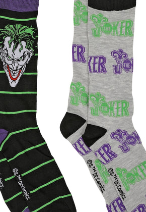 The Joker 2-Pack DC Comics Socks