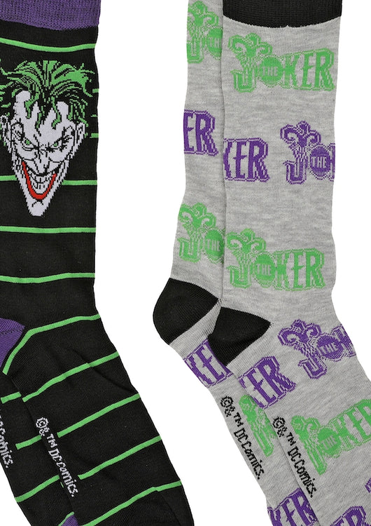 The Joker 2-Pack DC Comics Socks - main product image
