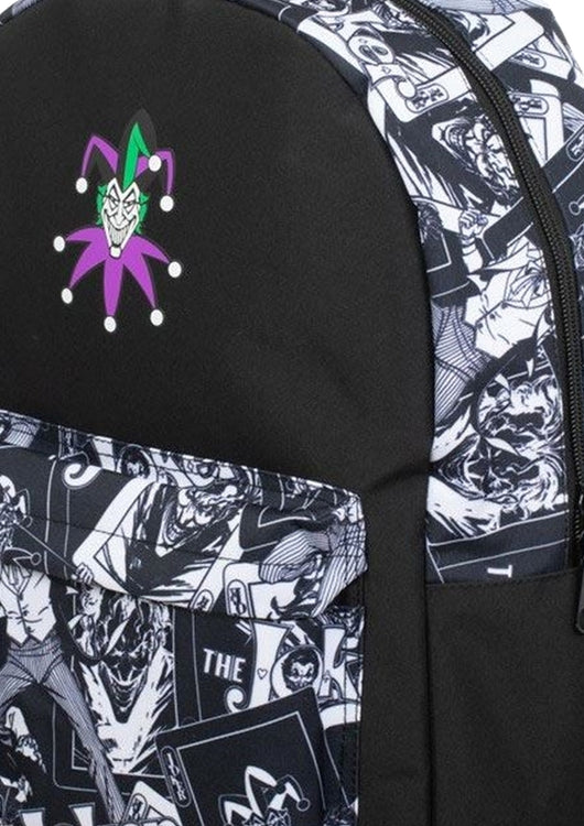 The Joker Panel And Logo DC Comics Backpack - main product image