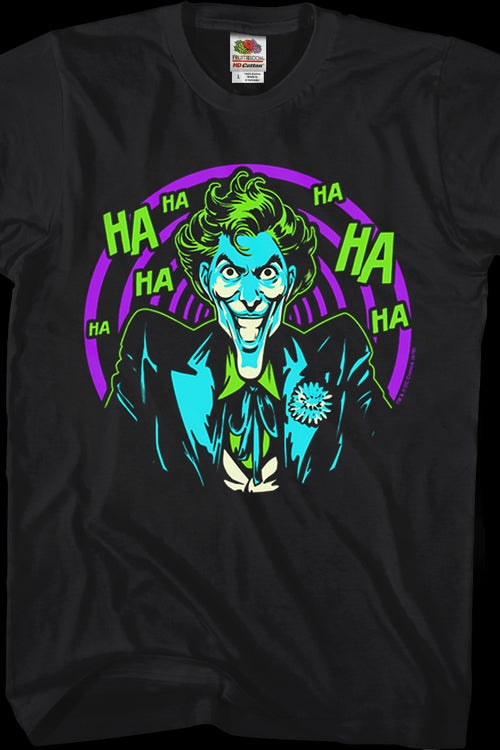 The Joker Spiraling Laughter DC Comics T-Shirtmain product image
