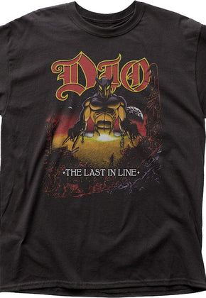 Black The Last In Line Dio T-Shirt