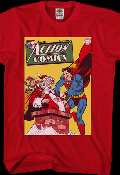 The Man Who Hated Christmas Superman T-Shirt