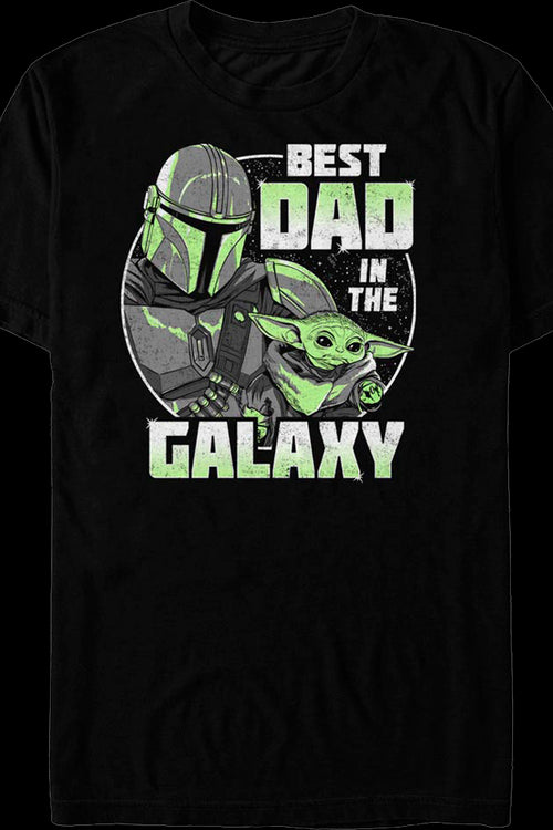 The Mandalorian Best Dad In The Galaxy Star Wars T-Shirtmain product image