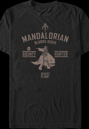 The Mandalorian Blurrg Rider Star Wars T-Shirt