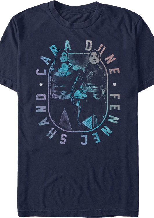 The Mandalorian Cara Dune Fennec Shand Star Wars T-Shirt - main product image