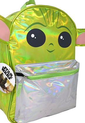 The Mandalorian Child Star Wars Backpack With Shaped Ears
