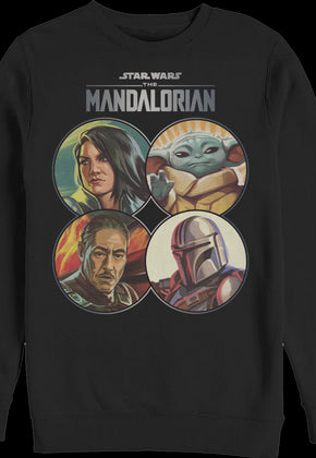 The Mandalorian Coin Collage Star Wars Sweatshirt