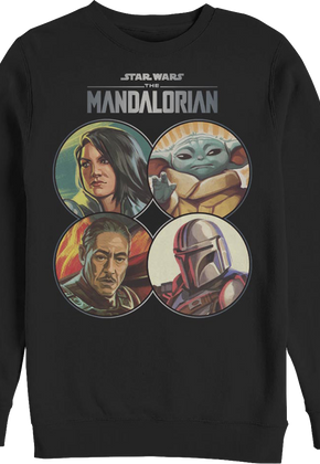 The Mandalorian Coin Collage Star Wars Sweatshirt
