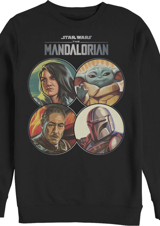 The Mandalorian Coin Collage Star Wars Sweatshirt - main product image