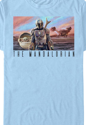 The Mandalorian Collage Poster Star Wars T-Shirt
