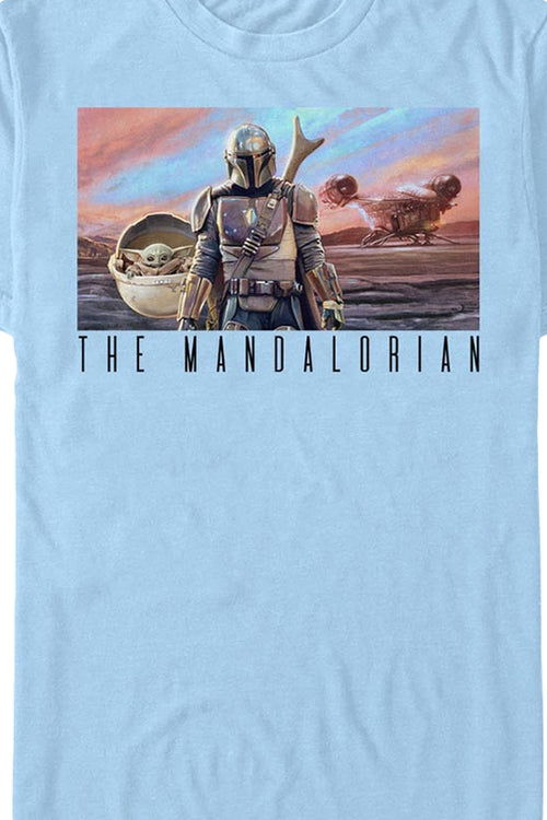 The Mandalorian Collage Poster Star Wars T-Shirtmain product image