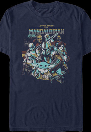 The Mandalorian Collage Star Wars T-Shirt