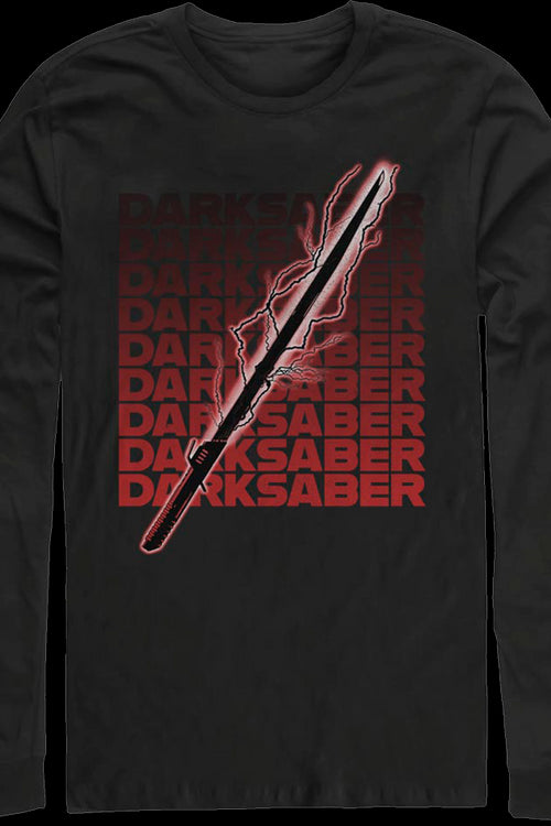 The Mandalorian Electrical Darksaber Star Wars Long Sleeve Shirtmain product image