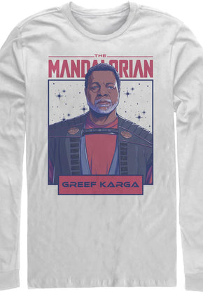 The Mandalorian Galaxy Greef Karga Star Wars Long Sleeve Shirt