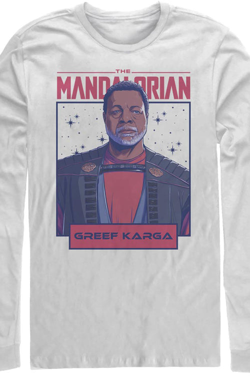 The Mandalorian Galaxy Greef Karga Star Wars Long Sleeve Shirtmain product image