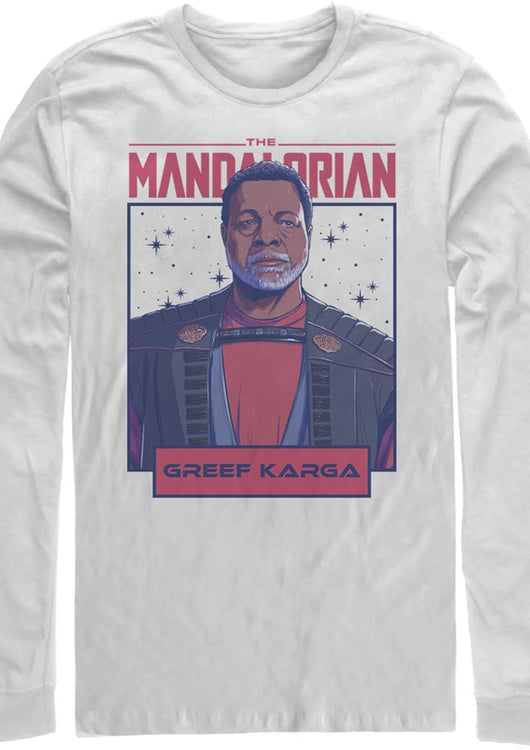 The Mandalorian Galaxy Greef Karga Star Wars Long Sleeve Shirt - main product image