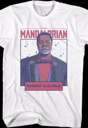 The Mandalorian Galaxy Greef Karga Star Wars T-Shirt