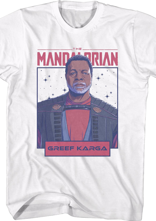 The Mandalorian Galaxy Greef Karga Star Wars T-Shirt - main product image