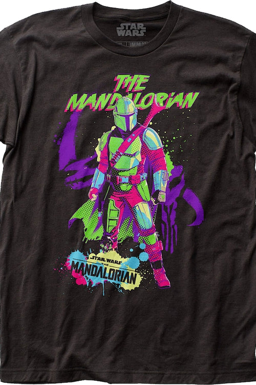 The Mandalorian Neon Poster Star Wars T-Shirtmain product image