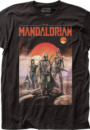The Mandalorian Outer Rim Poster Star Wars T-Shirt
