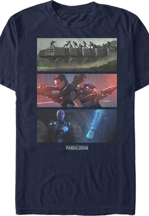 The Mandalorian Panels Star Wars T-Shirt