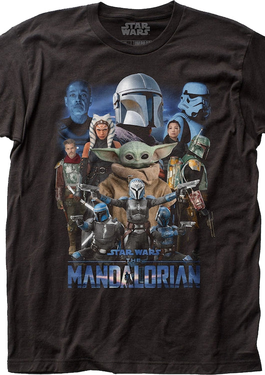 The Mandalorian Season 2 Collage Star Wars T-Shirt - main product image