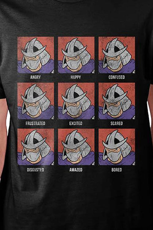 The Many Moods of Shredder Teenage Mutant Ninja Turtles T-Shirtmain product image