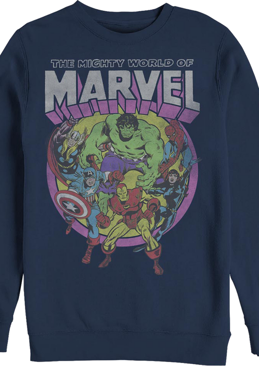The Mighty World Of Marvel Sweatshirt - main product image