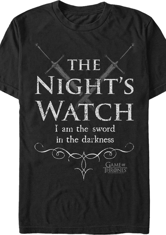 The Night's Watch Game Of Thrones T-Shirt - main product image