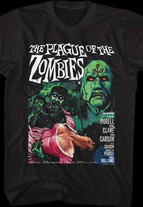 The Plague Of The Zombies Hammer Films T-Shirt