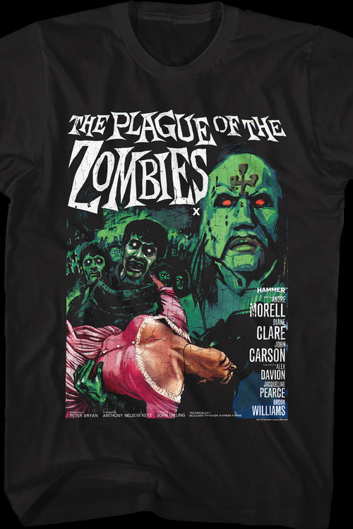 The Plague Of The Zombies Hammer Films T-Shirtmain product image