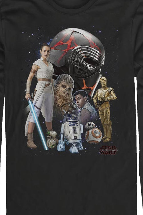 The Rise Of Skywalker Collage Star Wars Long Sleeve Shirtmain product image