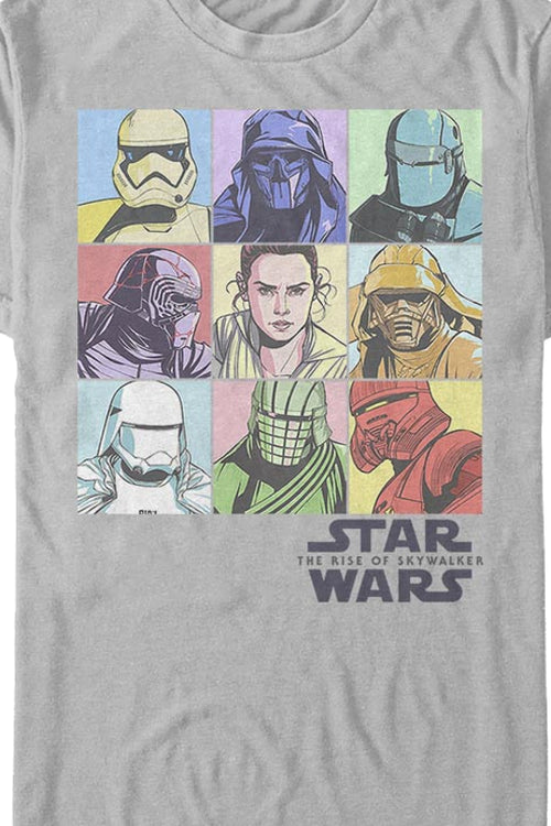 The Rise Of Skywalker Pop Art Star Wars T-Shirtmain product image