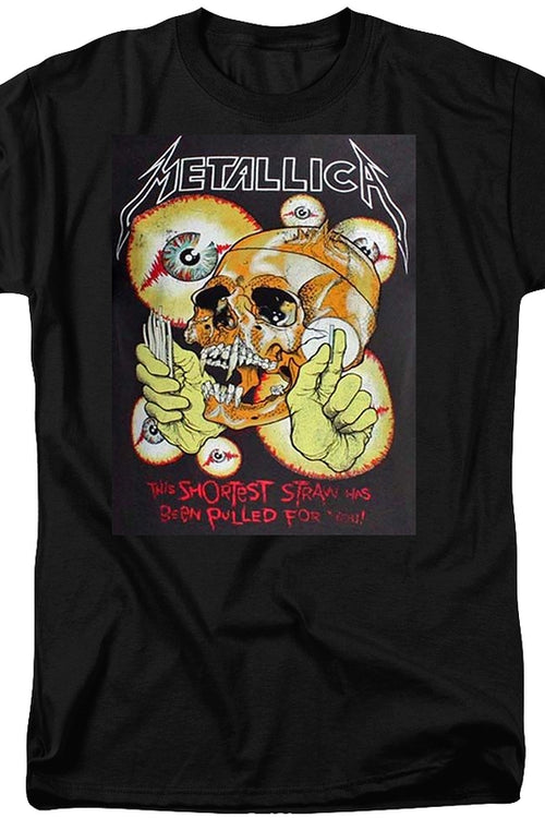 The Shortest Straw Metallica T-Shirtmain product image