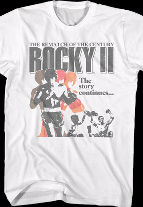 The Story Continues Rocky II T-Shirt