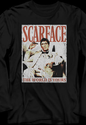 The World Is Yours Scarface Long Sleeve Shirt