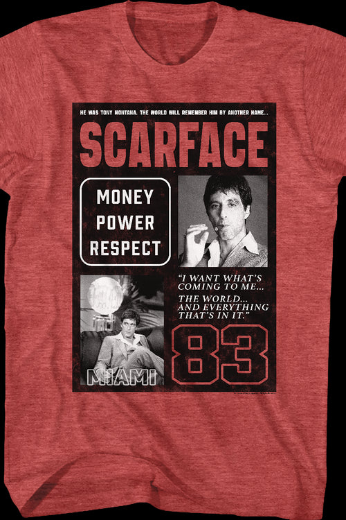 The World Will Remember Scarface T-Shirtmain product image