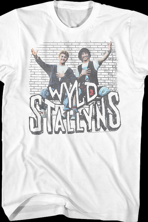 Wyld Stallyns Brick Wall Bill and Ted's Excellent Adventure T-Shirtmain product image