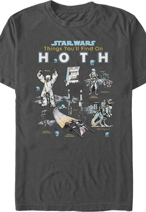 Things You'll Find On Hoth Star Wars T-Shirt