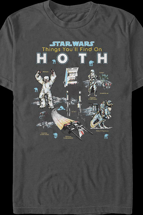 Things You'll Find On Hoth Star Wars T-Shirtmain product image