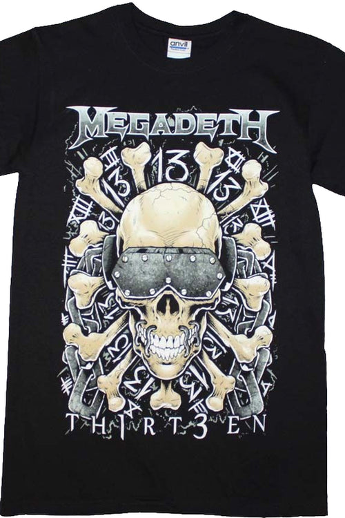 Thirteen Megadeth T-Shirtmain product image