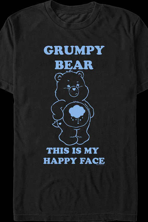 This Is My Happy Face Care Bears T-Shirtmain product image