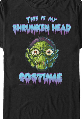 This Is My Shrunken Head Costume Goosebumps T-Shirt