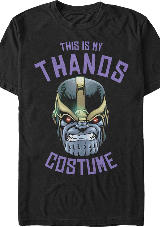 This Is My Thanos Costume Marvel Comics T-Shirt - main product image