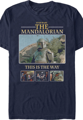 This Is The Way Collage The Mandalorian Star Wars T-Shirt
